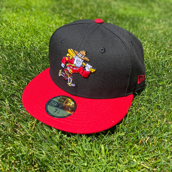 Vancouver Canadians New Era Mountie Black with Red Brim