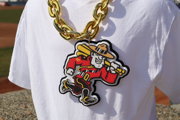 Mountie Fan Chain Necklace